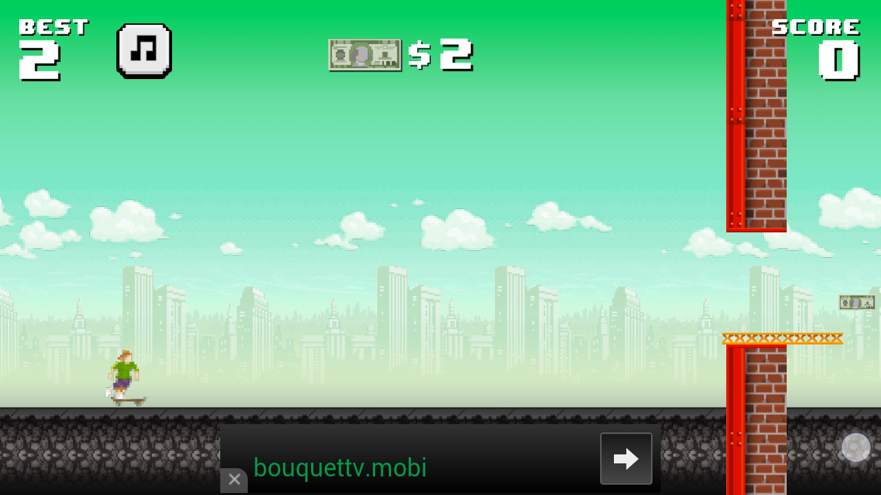 Ollie begin of the game screenshot: instructions no longer visible when needed.