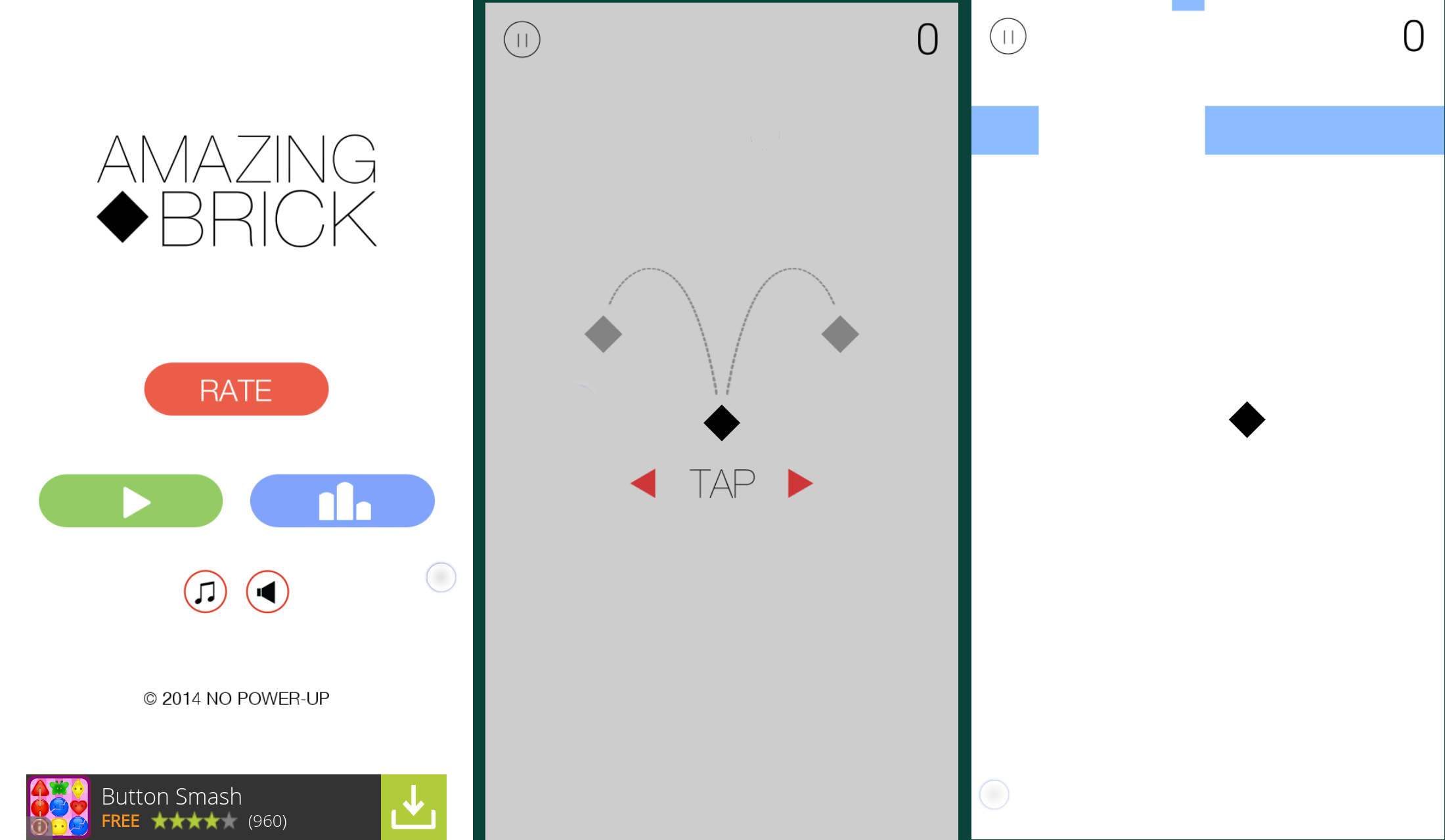 From the menu, one tap to play, with a fairly brief tutorial which requires the correct interaction to start the game - but only confirms players understood the input, not how to use it correctly.